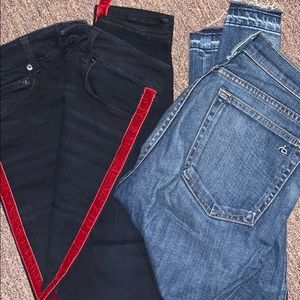 Rag and bone and zara jeans